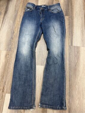 Wrangler Dark Blue Boot Cut Jeans